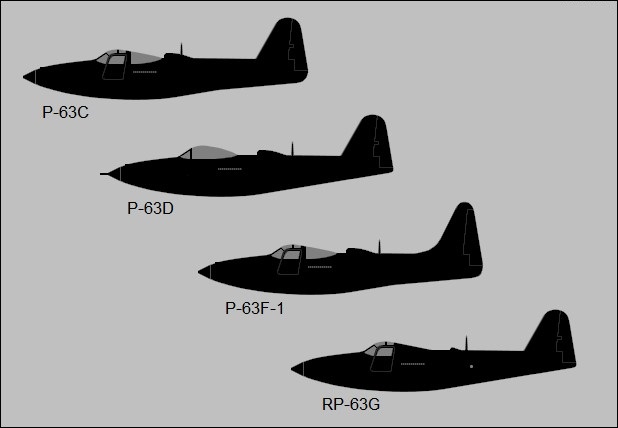 Xp 63 Bell 33 / 41 / P-63 Kingcobra – All Aero