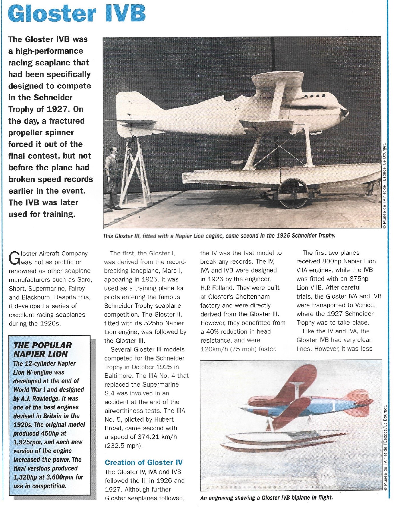 Gloster IVB Article – All Aero