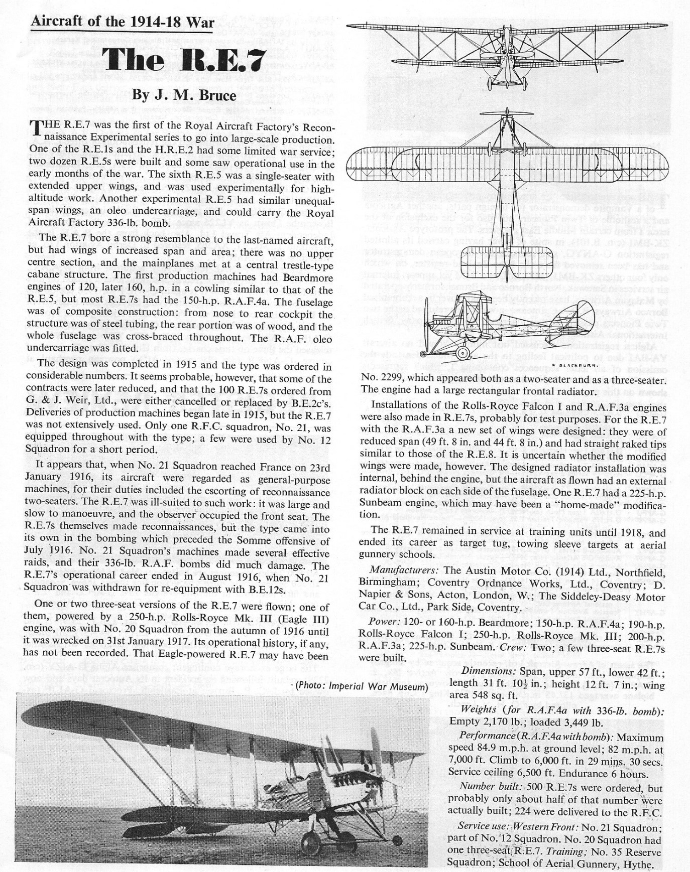 RAE RE.7 Article – All Aero