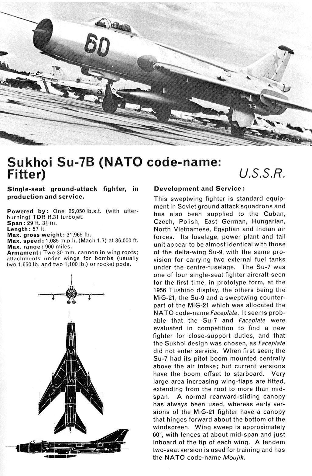 Sukhoi Su-7B Article – All Aero
