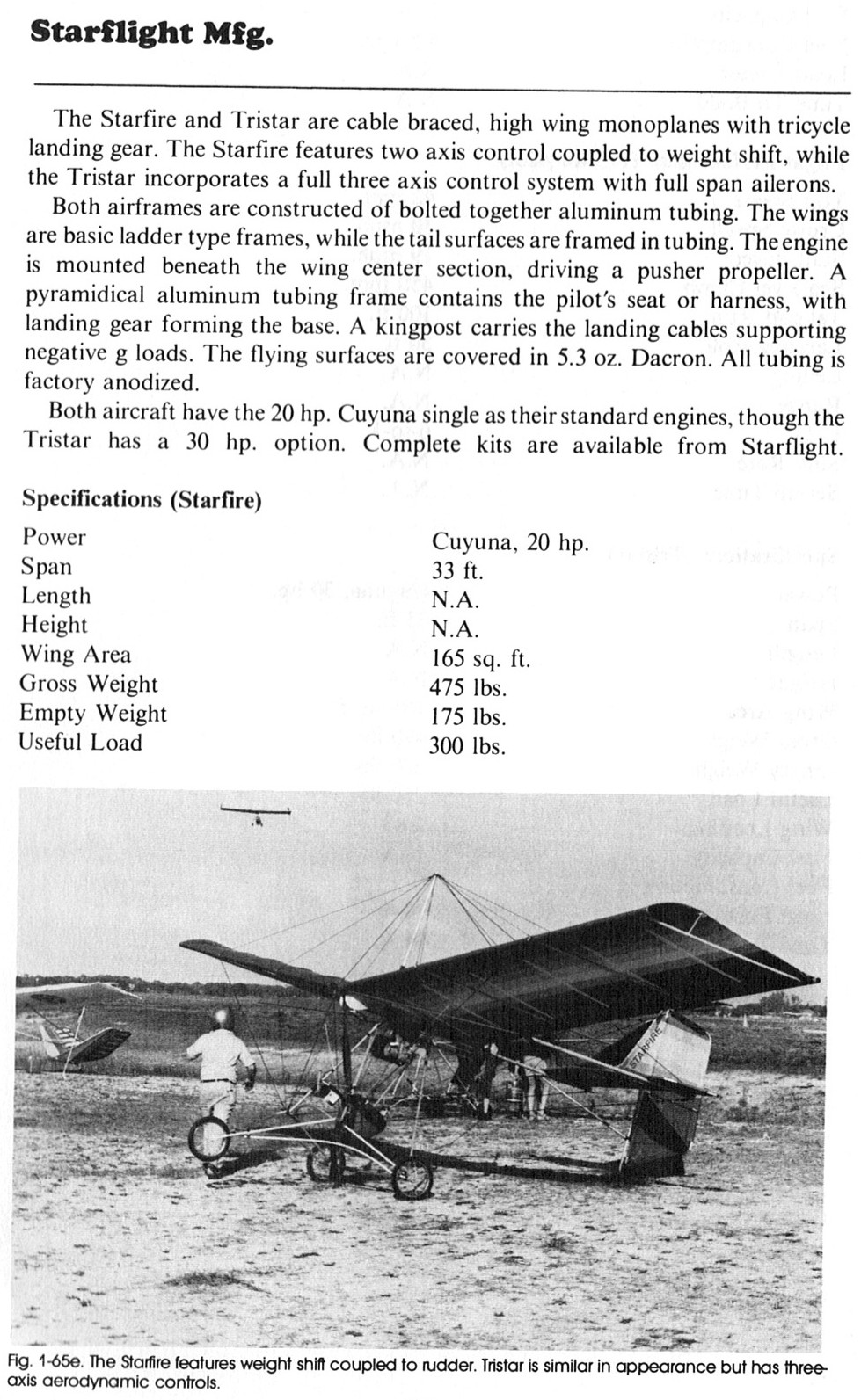 Starflight Starfire Article – All Aero