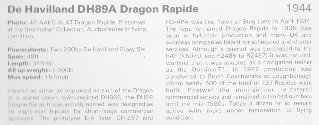 de Havilland DH 89 Dominie Article – All Aero